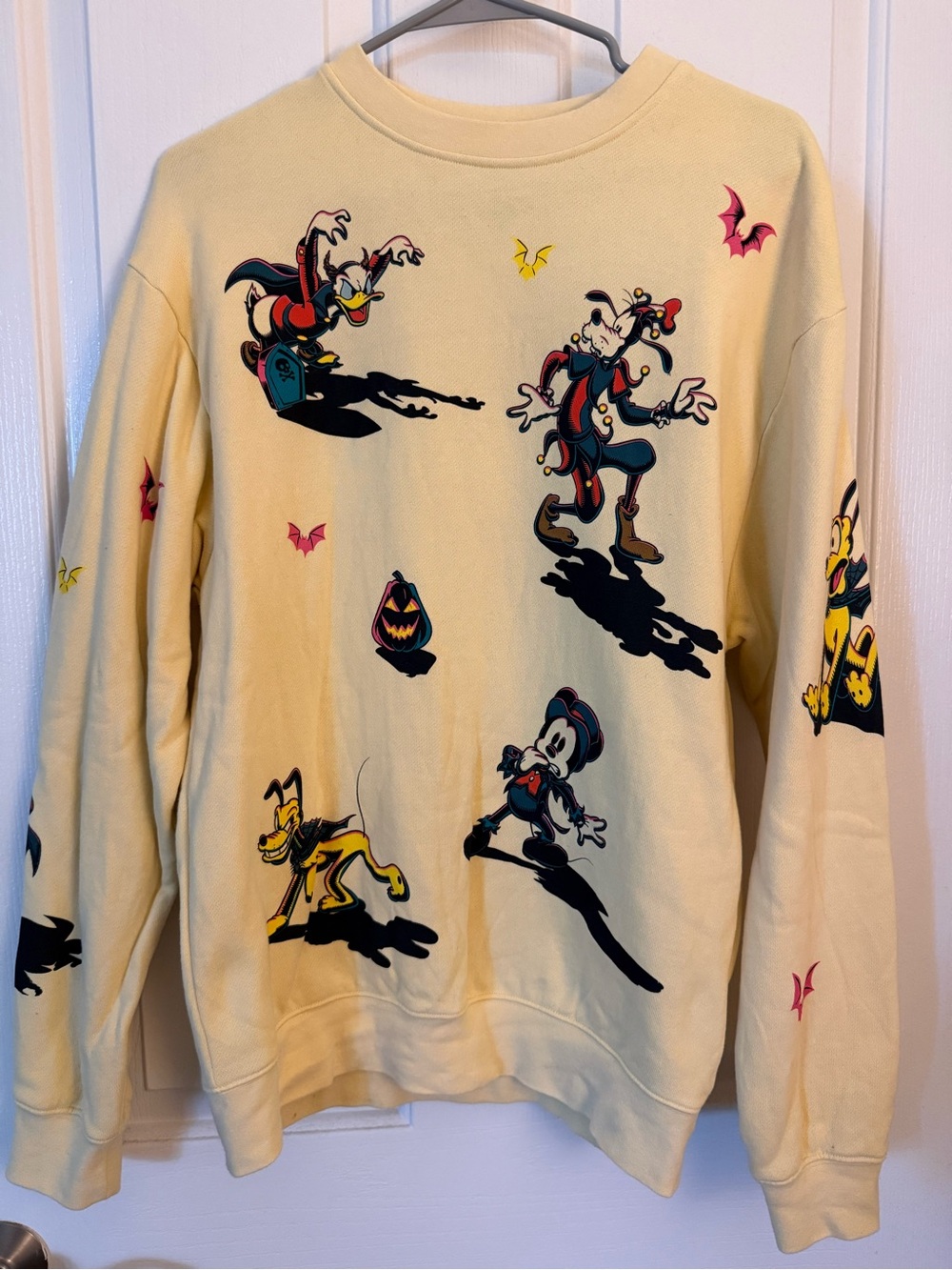 Yellow Halloween Disneyland Sweatshirt - Size S